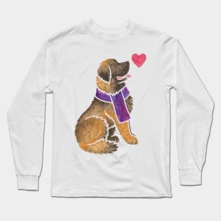 Watercolour Leonberger Long Sleeve T-Shirt